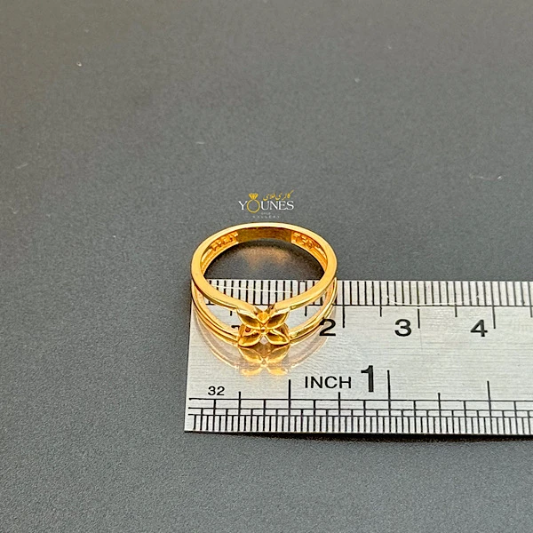 انگشتر مینیمال ونکلیف طلا